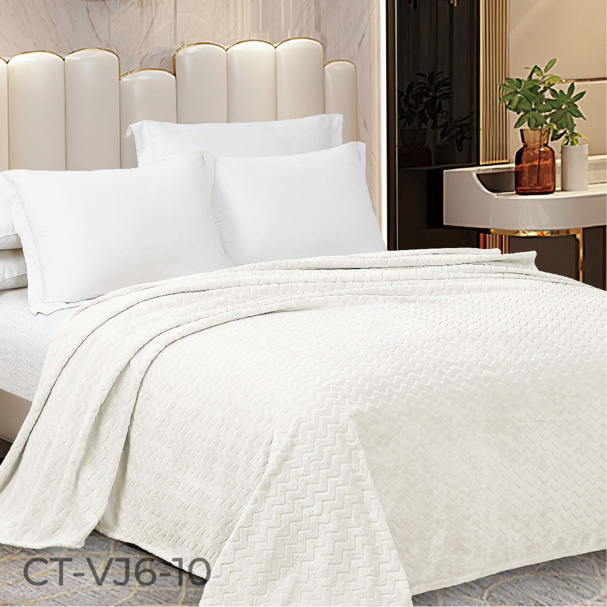  Плед велсофт Jacquard - Плед Велсофт Jacquard Premium ПВЖ-080 