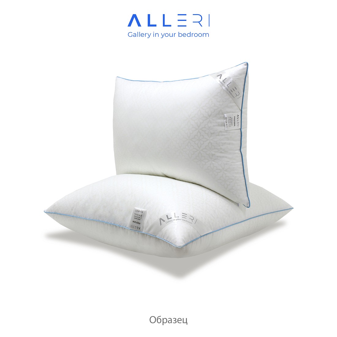  Подушки из лебяжьего пуха - Подушка "Лебяжий пух" (Тик), Двухкамерная 