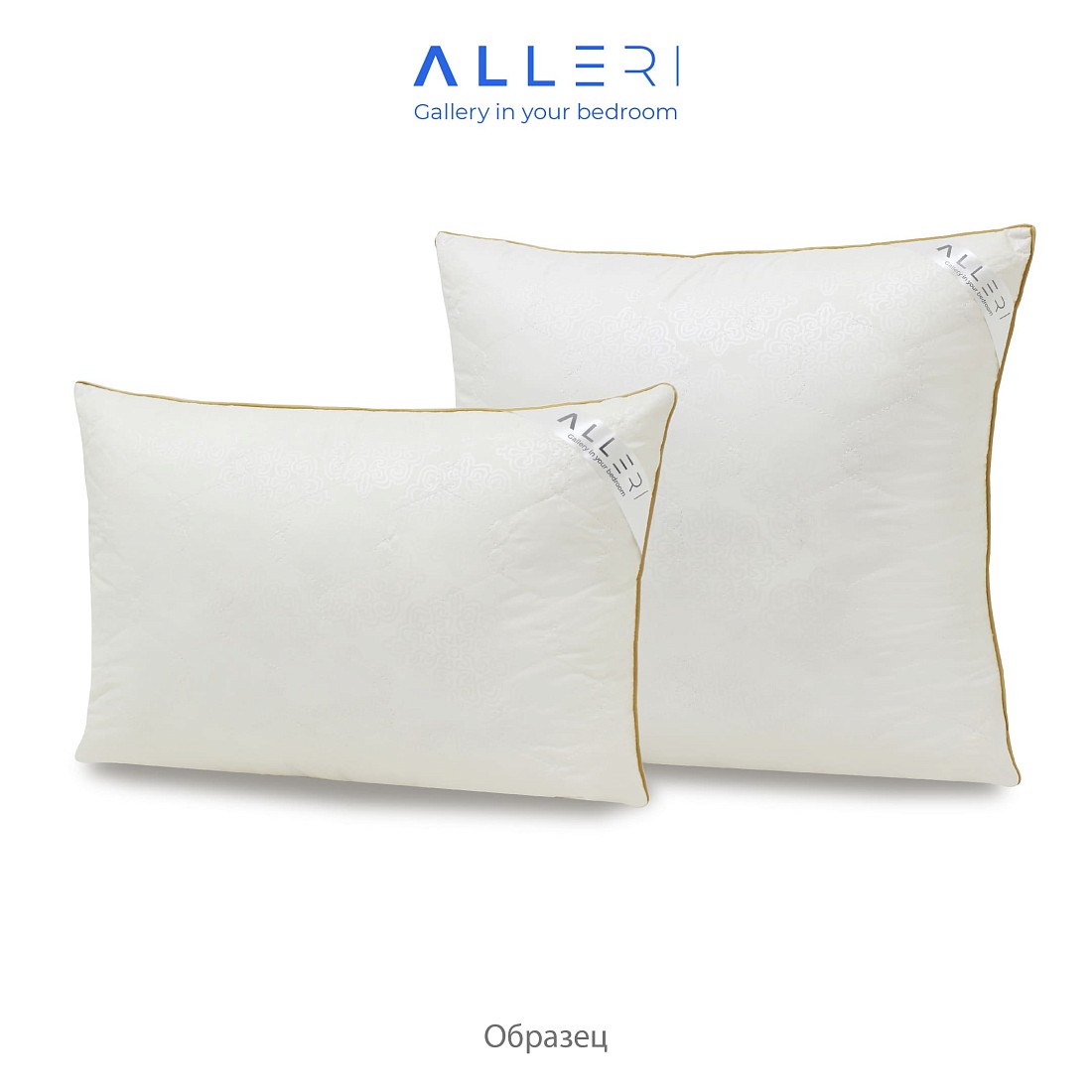  Подушки из овечьей шерсти - Подушка "Овечья шерсть" (Тик), Двухкамерная 